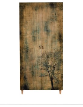 Šatní skříň Stil 90 cm dub sonoma/strom
