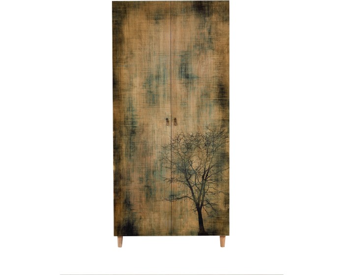 Šatní skříň Stil 90 cm dub sonoma/strom
