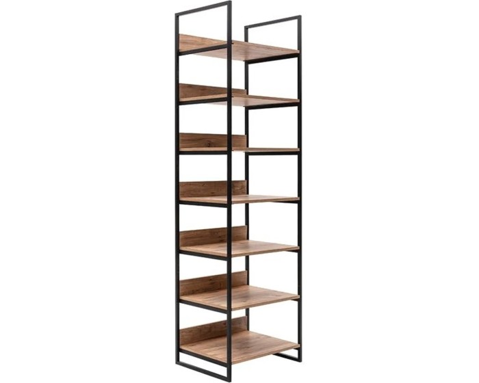 Regál Dynamic 64 cm borovice Atlantic/černý