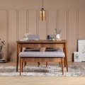 Lavice VINA I s úložným prostorem 110 cm ořech/šedá
