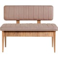Lavice VINA s úložným prostorem 110 cm borovice atlantic/béžová