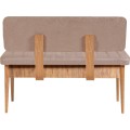 Lavice VINA s úložným prostorem 110 cm borovice atlantic/béžová