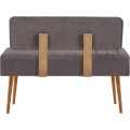 Lavice VINA II s úložným prostorem 110 cm borovice atlantic/antracitově šedá