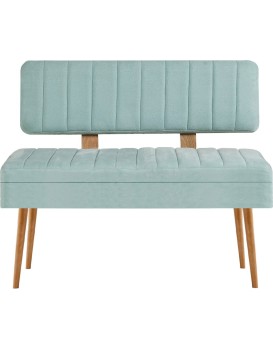 Lavice VINA II s úložným prostorem 110 cm borovice atlantic/pistáciově zelená