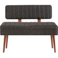 Lavice VINA II s úložným prostorem 110 cm ořech/antracitová