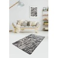 Koberec Zebra 160x230 cm bílý/černý