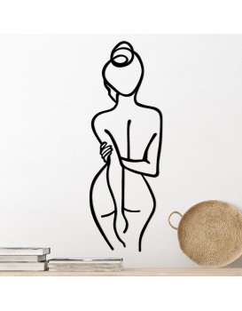 Nástěnná dekorace Woman Body černá