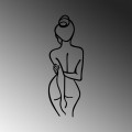 Nástěnná dekorace Woman Body černá