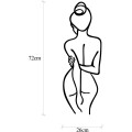 Nástěnná dekorace Woman Body černá