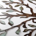 Nástěnná kovová dekorace Tree 1 vícebarevná