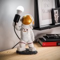 Stolní lampa Astronaut zlatá/bílá
