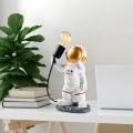 Stolní lampa Astronaut zlatá/bílá