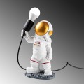 Stolní lampa Astronaut zlatá/bílá