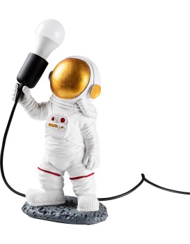 Stolní lampa Astronaut zlatá/bílá