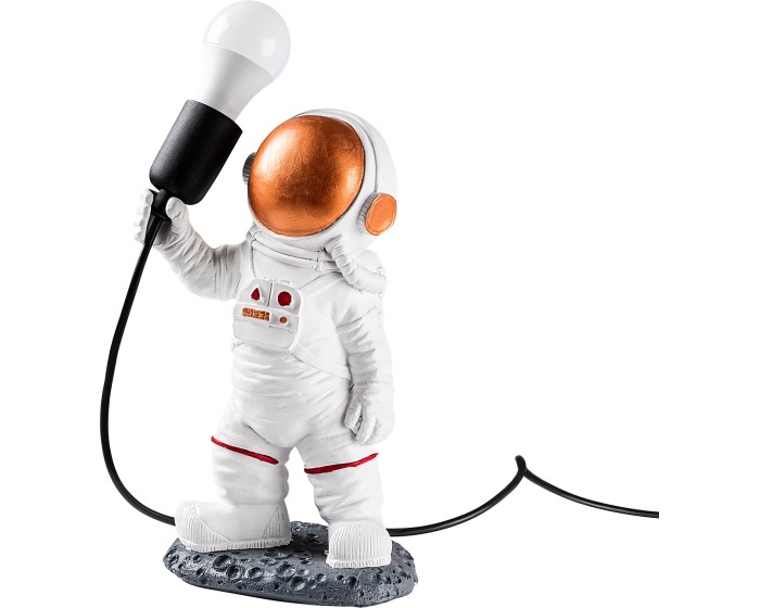 Stolní lampa Astronaut bronzová/bílá