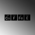 Nástěnná kovová dekorace Coffee 13 černá