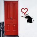 Nástěnná dekorace Banksy Metal 08 černá