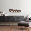 Nástěnná kovová dekorace Rusty Elephant 1 vícebarevná
