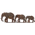 Nástěnná kovová dekorace Rusty Elephant 1 vícebarevná