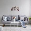 Nástěnná kovová dekorace Rusty Lotus vícebarevná
