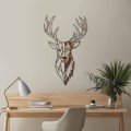 Nástěnná kovová dekorace Rusty Deer 3 vícebarevná