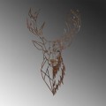 Nástěnná kovová dekorace Rusty Deer 3 vícebarevná