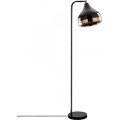 Stojací lampa Yıldo 120 cm černo-měděná