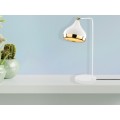 Stolní lampa Yildo bílá/zlatá
