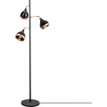 Stojací lampa Yıldo 163 cm černo-měděná