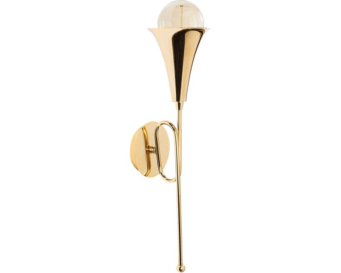 Nástěnná lampa Sarmal zlatá