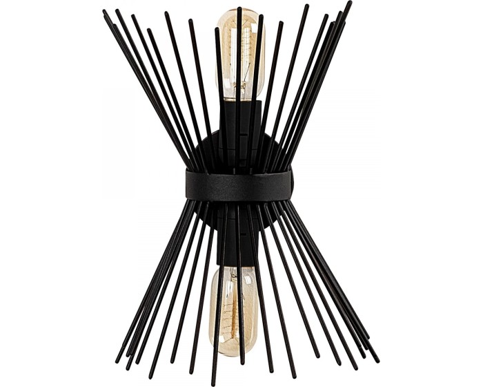 Nástěnná lampa Kirpi černá