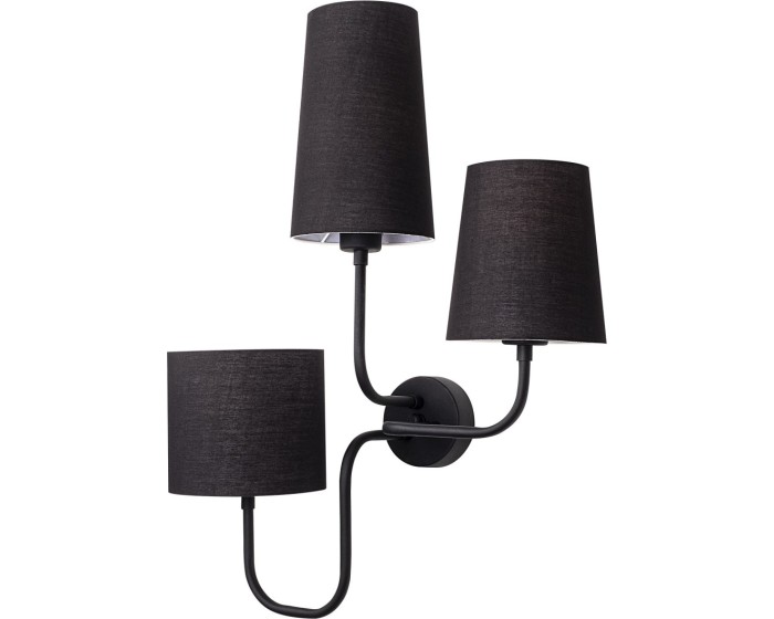 Nástěnná lampa Catal černá