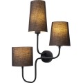 Nástěnná lampa Catal černá