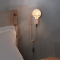 Nástěnná lampa Pota měděná