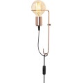 Nástěnná lampa Pota měděná