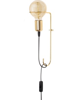 Nástěnná lampa Pota zlatá