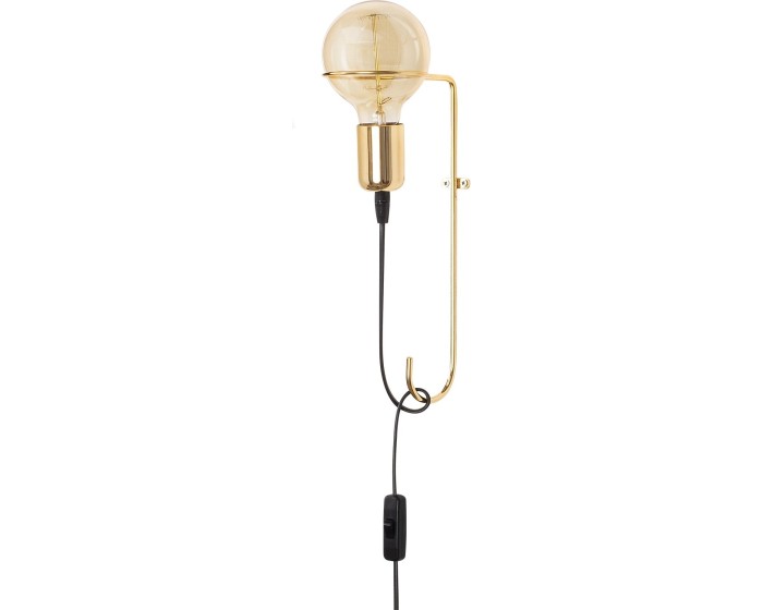 Nástěnná lampa Pota zlatá