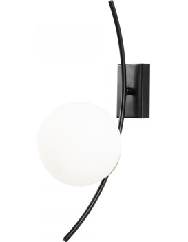 Nástěnná lampa Hila černá/bílá