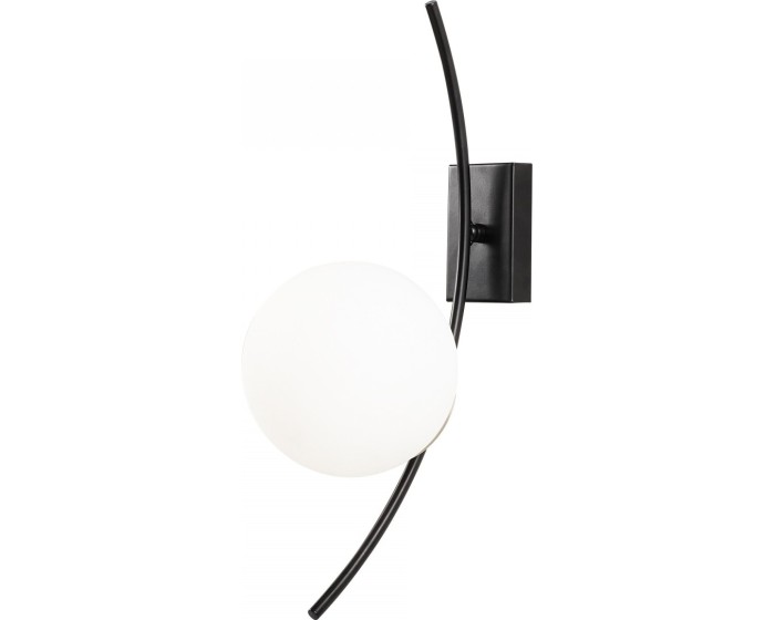 Nástěnná lampa Hila černá/bílá