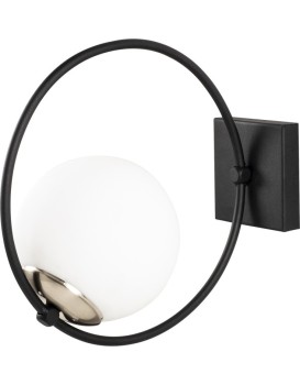 Nástěnná lampa Dolunay černá/bílá