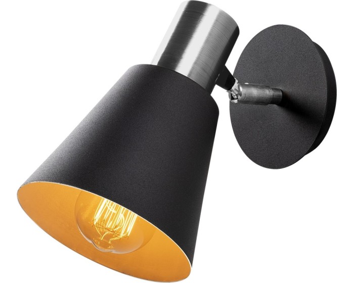 Nástěnná lampa Kem I černá