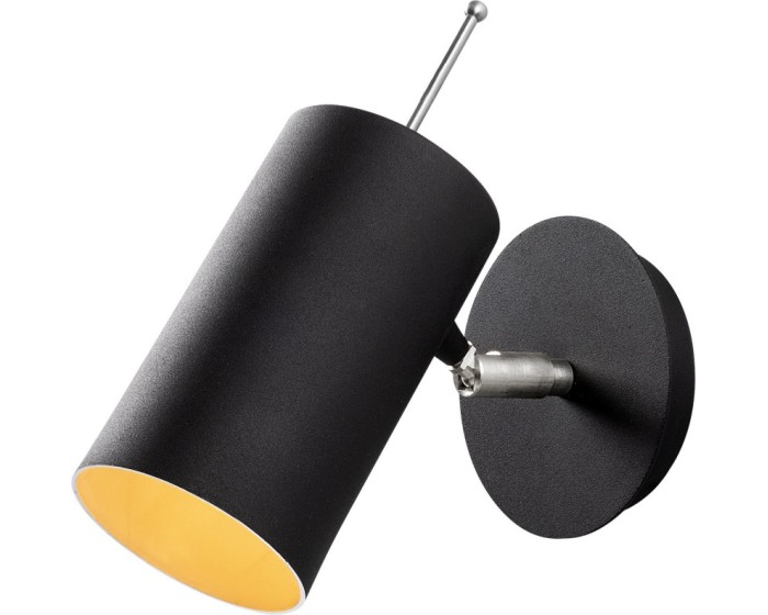 Nástěnná lampa Kem II černá