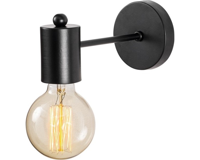 Nástěnná lampa Hexa II černá