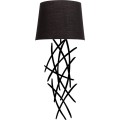 Nástěnná lampa Asaf I černá