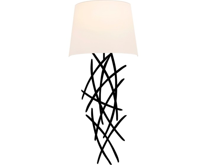 Nástěnná lampa Asaf I bílá
