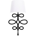 Nástěnná lampa Asaf II bílá