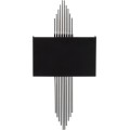 Nástěnná lampa Miko II černá/stříbrná