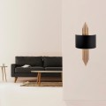 Nástěnná lampa Miko I černá/měděná