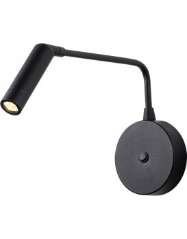 Nástěnná lampa Ugur černá