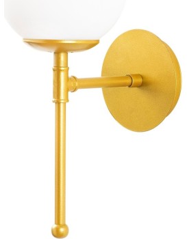 Nástěnná lampa Mudoni zlatá